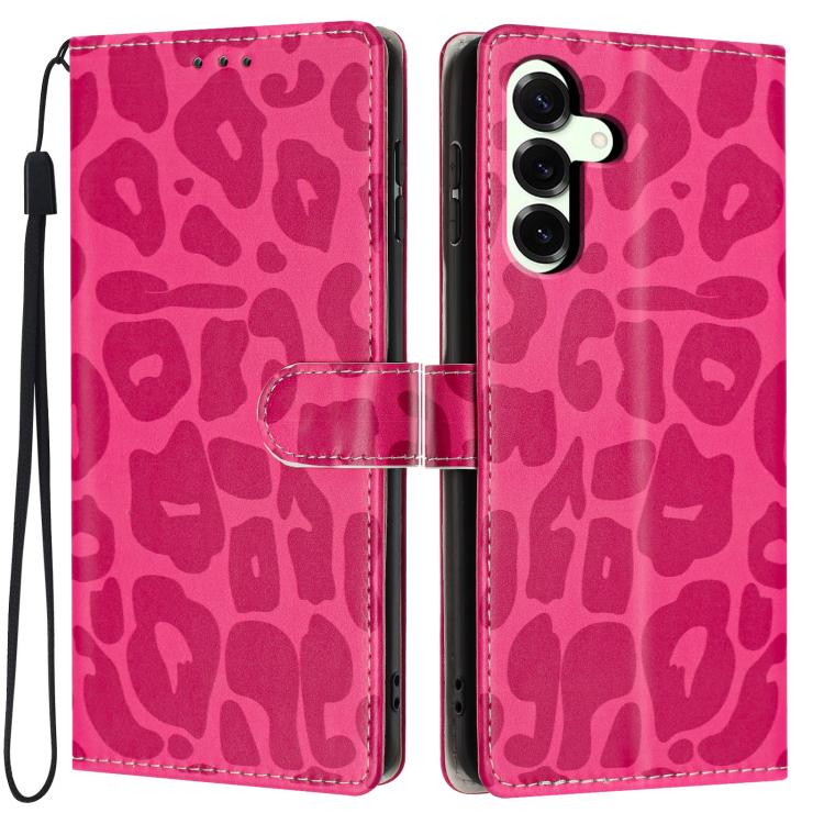 Portafoglio con stampa leopardata, custodia per telefono in ecopelle con cordino, For Galaxy A08 / A07 / A06, For Galaxy A18 / A17 / A26, For Galaxy A57 5G, For Galaxy A37 5G