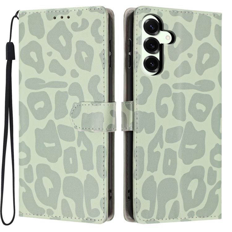 Portafoglio con stampa leopardata, custodia per telefono in ecopelle con cordino, For Galaxy A08 / A07 / A06, For Galaxy A18 / A17 / A26, For Galaxy A57 5G, For Galaxy A37 5G