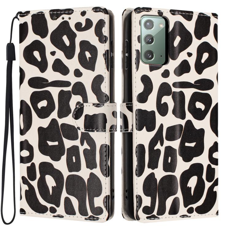 Portafoglio con stampa leopardata, custodia per telefono in ecopelle con cordino, For Galaxy Note20 Ultra, For Galaxy Note20