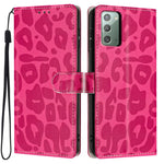 Portafoglio con stampa leopardata, custodia per telefono in ecopelle con cordino, For Galaxy Note20 Ultra, For Galaxy Note20