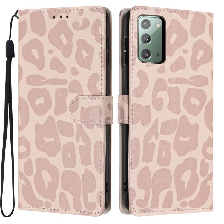 Portafoglio con stampa leopardata, custodia per telefono in ecopelle con cordino, For Galaxy Note20 Ultra, For Galaxy Note20