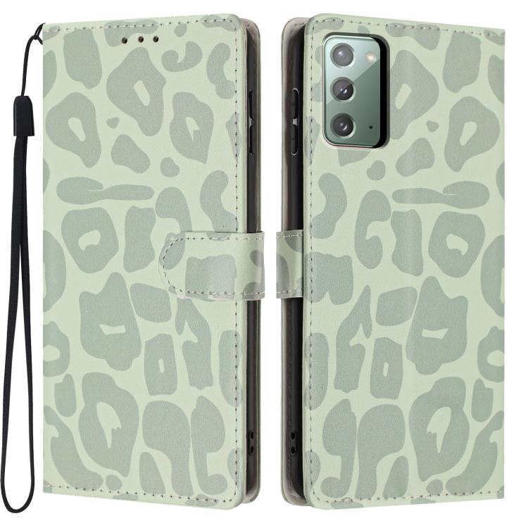 Portafoglio con stampa leopardata, custodia per telefono in ecopelle con cordino, For Galaxy Note20 Ultra, For Galaxy Note20