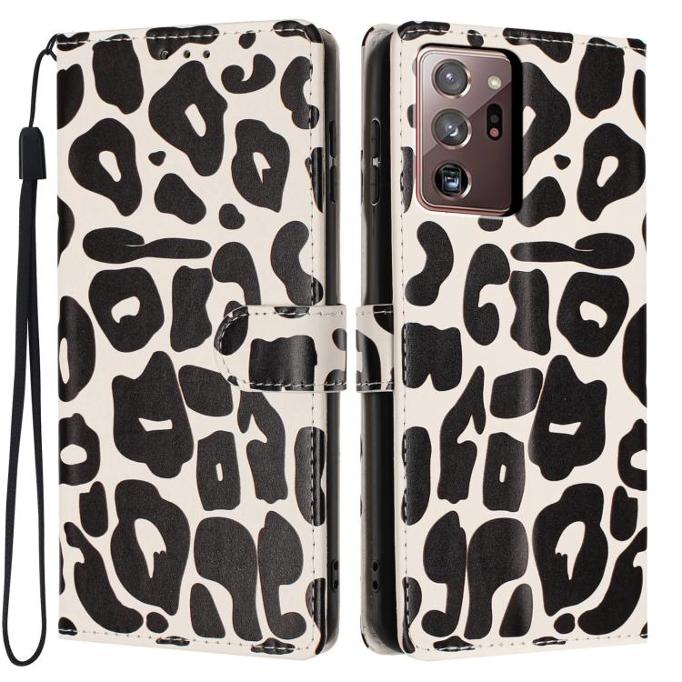 Portafoglio con stampa leopardata, custodia per telefono in ecopelle con cordino, For Galaxy Note20 Ultra, For Galaxy Note20