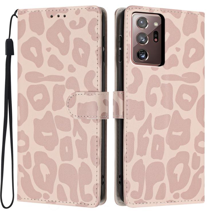 Portafoglio con stampa leopardata, custodia per telefono in ecopelle con cordino, For Galaxy Note20 Ultra, For Galaxy Note20
