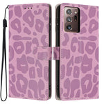 Portafoglio con stampa leopardata, custodia per telefono in ecopelle con cordino, For Galaxy Note20 Ultra, For Galaxy Note20
