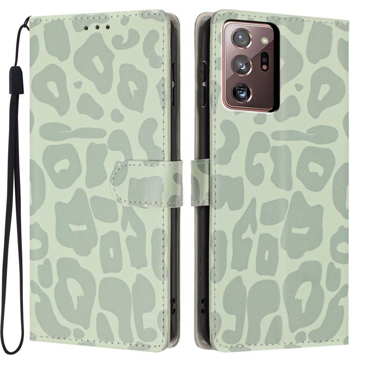 Portafoglio con stampa leopardata, custodia per telefono in ecopelle con cordino, For Galaxy Note20 Ultra, For Galaxy Note20