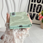 Custodia per telefono con texture a onda e morsetto laterale magnetico ad asse centrale., For Galaxy Z Fold8 5G
