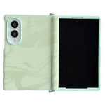 Custodia per telefono con texture a onda e morsetto laterale magnetico ad asse centrale., For Galaxy Z Fold8 5G