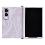 Custodia per telefono con texture a onda e morsetto laterale magnetico ad asse centrale., For Galaxy Z Fold8 5G