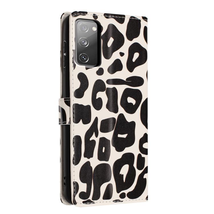 Portafoglio con stampa leopardata, custodia per telefono in ecopelle con cordino, For Galaxy S20 FE 5G, For Galaxy S22 Ultra 5G, For Galaxy S22+ 5G, For Galaxy S22 5G
