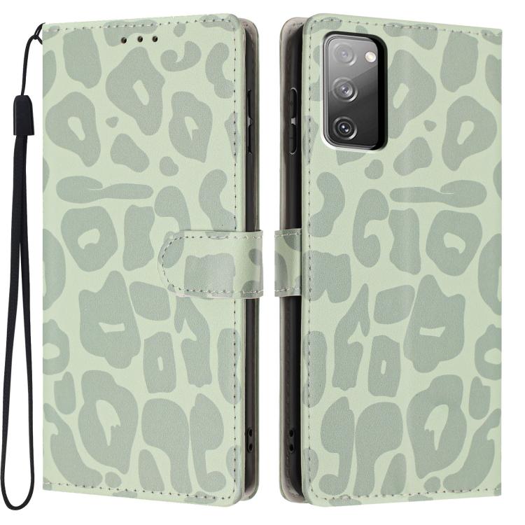 Portafoglio con stampa leopardata, custodia per telefono in ecopelle con cordino, For Galaxy S20 FE 5G, For Galaxy S22 Ultra 5G, For Galaxy S22+ 5G, For Galaxy S22 5G