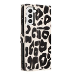 Portafoglio con stampa leopardata, custodia per telefono in ecopelle con cordino, For Galaxy S21 FE 5G, For Galaxy S21 5G, For Galaxy S21+ 5G, For Galaxy S21 Ultra 5G