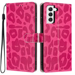 Portafoglio con stampa leopardata, custodia per telefono in ecopelle con cordino, For Galaxy S20 FE 5G, For Galaxy S22 Ultra 5G, For Galaxy S22+ 5G, For Galaxy S22 5G