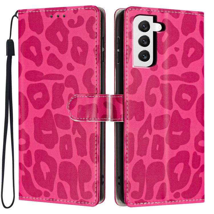 Portafoglio con stampa leopardata, custodia per telefono in ecopelle con cordino, For Galaxy S20 FE 5G, For Galaxy S22 Ultra 5G, For Galaxy S22+ 5G, For Galaxy S22 5G