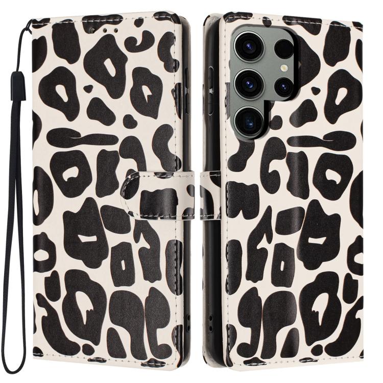 Portafoglio con stampa leopardata, custodia per telefono in ecopelle con cordino, For Galaxy S20 FE 5G, For Galaxy S22 Ultra 5G, For Galaxy S22+ 5G, For Galaxy S22 5G