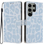 Portafoglio con stampa leopardata, custodia per telefono in ecopelle con cordino, For Galaxy S20 FE 5G, For Galaxy S22 Ultra 5G, For Galaxy S22+ 5G, For Galaxy S22 5G