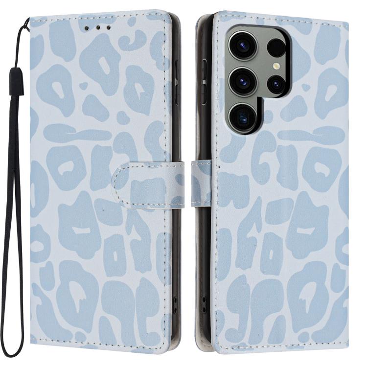 Portafoglio con stampa leopardata, custodia per telefono in ecopelle con cordino, For Galaxy S20 FE 5G, For Galaxy S22 Ultra 5G, For Galaxy S22+ 5G, For Galaxy S22 5G