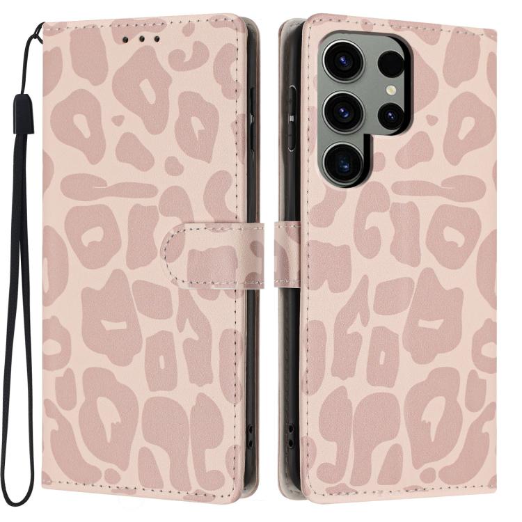 Portafoglio con stampa leopardata, custodia per telefono in ecopelle con cordino, For Galaxy S20 FE 5G, For Galaxy S22 Ultra 5G, For Galaxy S22+ 5G, For Galaxy S22 5G