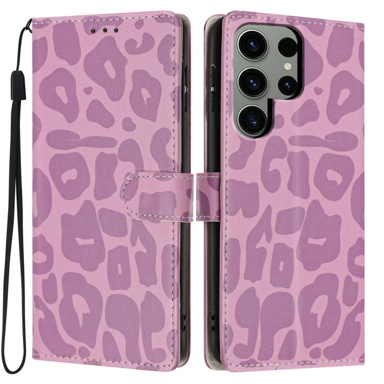 Portafoglio con stampa leopardata, custodia per telefono in ecopelle con cordino, For Galaxy S20 FE 5G, For Galaxy S22 Ultra 5G, For Galaxy S22+ 5G, For Galaxy S22 5G