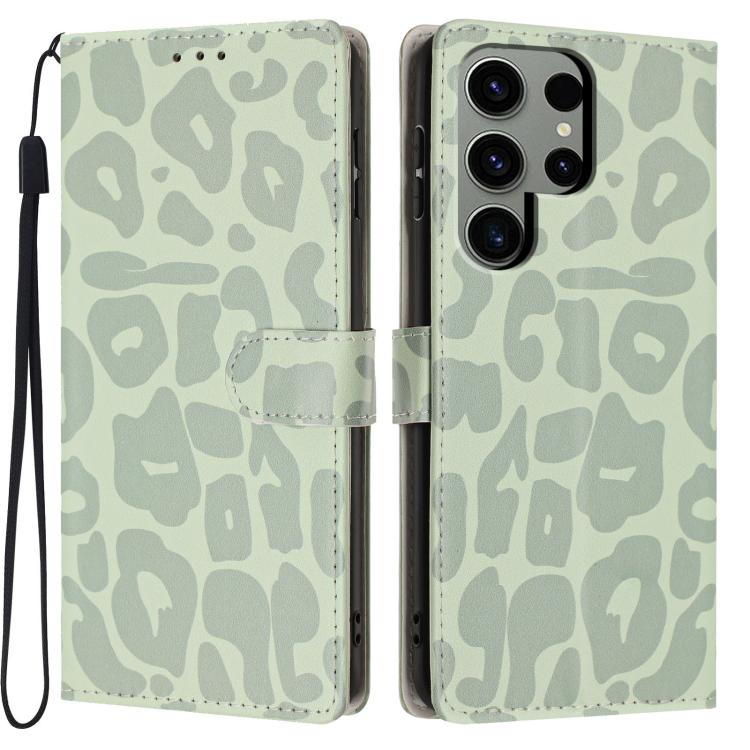 Portafoglio con stampa leopardata, custodia per telefono in ecopelle con cordino, For Galaxy S20 FE 5G, For Galaxy S22 Ultra 5G, For Galaxy S22+ 5G, For Galaxy S22 5G