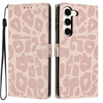Portafoglio con stampa leopardata, custodia per telefono in ecopelle con cordino, For Galaxy S24 5G, For Galaxy S23 Ultra 5G, For Galaxy S23+ 5G, For Galaxy S23 5G