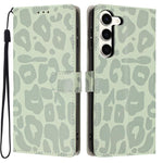 Portafoglio con stampa leopardata, custodia per telefono in ecopelle con cordino, For Galaxy S24 5G, For Galaxy S23 Ultra 5G, For Galaxy S23+ 5G, For Galaxy S23 5G
