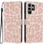 Portafoglio con stampa leopardata, custodia per telefono in ecopelle con cordino, For Galaxy S24 5G, For Galaxy S23 Ultra 5G, For Galaxy S23+ 5G, For Galaxy S23 5G