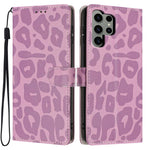 Portafoglio con stampa leopardata, custodia per telefono in ecopelle con cordino, For Galaxy S24 5G, For Galaxy S23 Ultra 5G, For Galaxy S23+ 5G, For Galaxy S23 5G