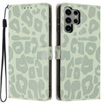 Portafoglio con stampa leopardata, custodia per telefono in ecopelle con cordino, For Galaxy S24 5G, For Galaxy S23 Ultra 5G, For Galaxy S23+ 5G, For Galaxy S23 5G