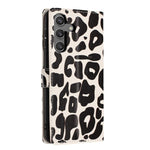 Portafoglio con stampa leopardata, custodia per telefono in ecopelle con cordino, For Galaxy S24 5G, For Galaxy S23 Ultra 5G, For Galaxy S23+ 5G, For Galaxy S23 5G