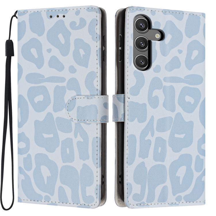 Portafoglio con stampa leopardata, custodia per telefono in ecopelle con cordino, For Galaxy S24 5G, For Galaxy S23 Ultra 5G, For Galaxy S23+ 5G, For Galaxy S23 5G