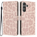 Portafoglio con stampa leopardata, custodia per telefono in ecopelle con cordino, For Galaxy S24 5G, For Galaxy S23 Ultra 5G, For Galaxy S23+ 5G, For Galaxy S23 5G