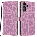 Portafoglio con stampa leopardata, custodia per telefono in ecopelle con cordino, For Galaxy S24 5G, For Galaxy S23 Ultra 5G, For Galaxy S23+ 5G, For Galaxy S23 5G