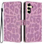 Portafoglio con stampa leopardata, custodia per telefono in ecopelle con cordino, For Galaxy S25 Ultra 5G, For Galaxy S24 FE 5G, For Galaxy S24 Ultra 5G, For Galaxy S24+ 5G