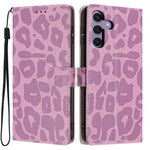 Portafoglio con stampa leopardata, custodia per telefono in ecopelle con cordino, For Galaxy S25 Ultra 5G, For Galaxy S24 FE 5G, For Galaxy S24 Ultra 5G, For Galaxy S24+ 5G