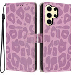 Portafoglio con stampa leopardata, custodia per telefono in ecopelle con cordino, For Galaxy S25 Ultra 5G, For Galaxy S24 FE 5G, For Galaxy S24 Ultra 5G, For Galaxy S24+ 5G
