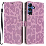 Portafoglio con stampa leopardata, custodia per telefono in ecopelle con cordino, For Galaxy S25 FE 5G, For Galaxy S25 Edge 5G, For Galaxy S25 5G, For Galaxy S25+ 5G