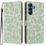 Portafoglio con stampa leopardata, custodia per telefono in ecopelle con cordino, For Galaxy S25 FE 5G, For Galaxy S25 Edge 5G, For Galaxy S25 5G, For Galaxy S25+ 5G