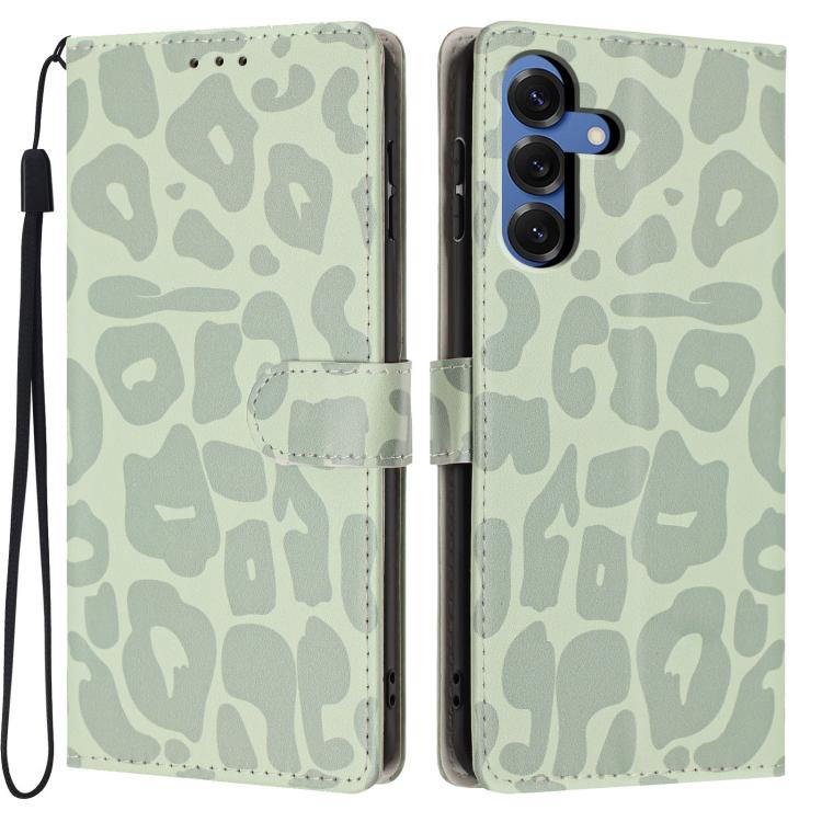 Portafoglio con stampa leopardata, custodia per telefono in ecopelle con cordino, For Galaxy S25 FE 5G, For Galaxy S25 Edge 5G, For Galaxy S25 5G, For Galaxy S25+ 5G
