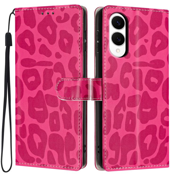 Portafoglio con stampa leopardata, custodia per telefono in ecopelle con cordino, For Galaxy S25 FE 5G, For Galaxy S25 Edge 5G, For Galaxy S25 5G, For Galaxy S25+ 5G