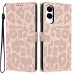 Portafoglio con stampa leopardata, custodia per telefono in ecopelle con cordino, For Galaxy S25 FE 5G, For Galaxy S25 Edge 5G, For Galaxy S25 5G, For Galaxy S25+ 5G