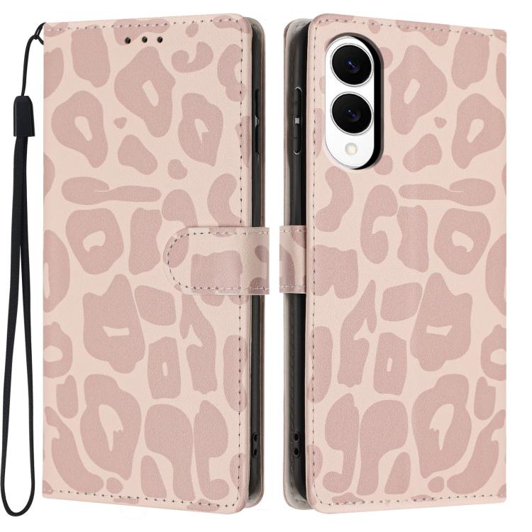 Portafoglio con stampa leopardata, custodia per telefono in ecopelle con cordino, For Galaxy S25 FE 5G, For Galaxy S25 Edge 5G, For Galaxy S25 5G, For Galaxy S25+ 5G