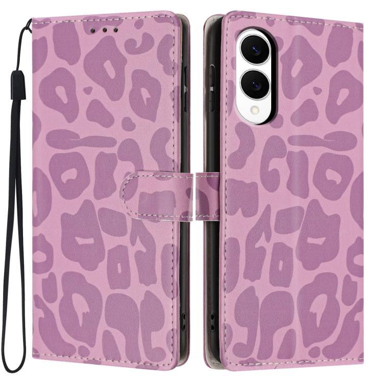 Portafoglio con stampa leopardata, custodia per telefono in ecopelle con cordino, For Galaxy S25 FE 5G, For Galaxy S25 Edge 5G, For Galaxy S25 5G, For Galaxy S25+ 5G