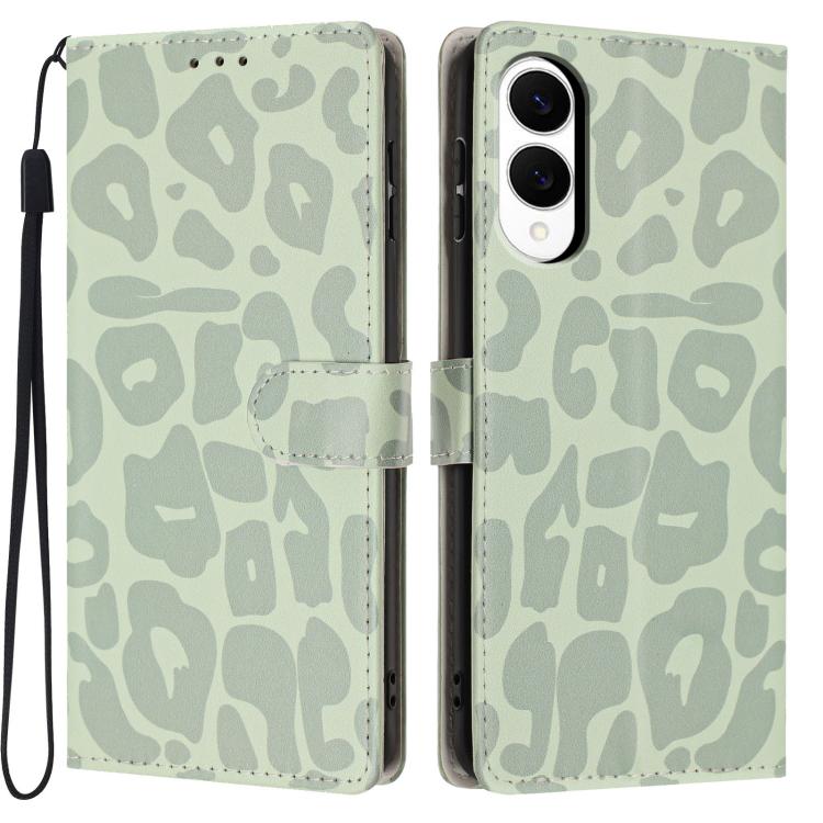Portafoglio con stampa leopardata, custodia per telefono in ecopelle con cordino, For Galaxy S25 FE 5G, For Galaxy S25 Edge 5G, For Galaxy S25 5G, For Galaxy S25+ 5G