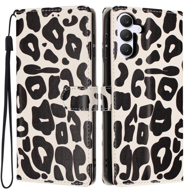 Portafoglio con stampa leopardata, custodia per telefono in ecopelle con cordino, For Galaxy S25 FE 5G, For Galaxy S25 Edge 5G, For Galaxy S25 5G, For Galaxy S25+ 5G