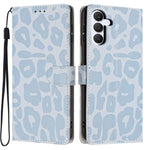 Portafoglio con stampa leopardata, custodia per telefono in ecopelle con cordino, For Galaxy S25 FE 5G, For Galaxy S25 Edge 5G, For Galaxy S25 5G, For Galaxy S25+ 5G