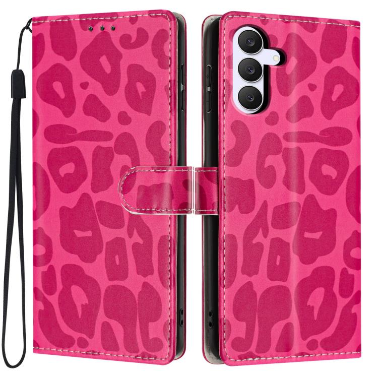 Portafoglio con stampa leopardata, custodia per telefono in ecopelle con cordino, For Galaxy S25 FE 5G, For Galaxy S25 Edge 5G, For Galaxy S25 5G, For Galaxy S25+ 5G