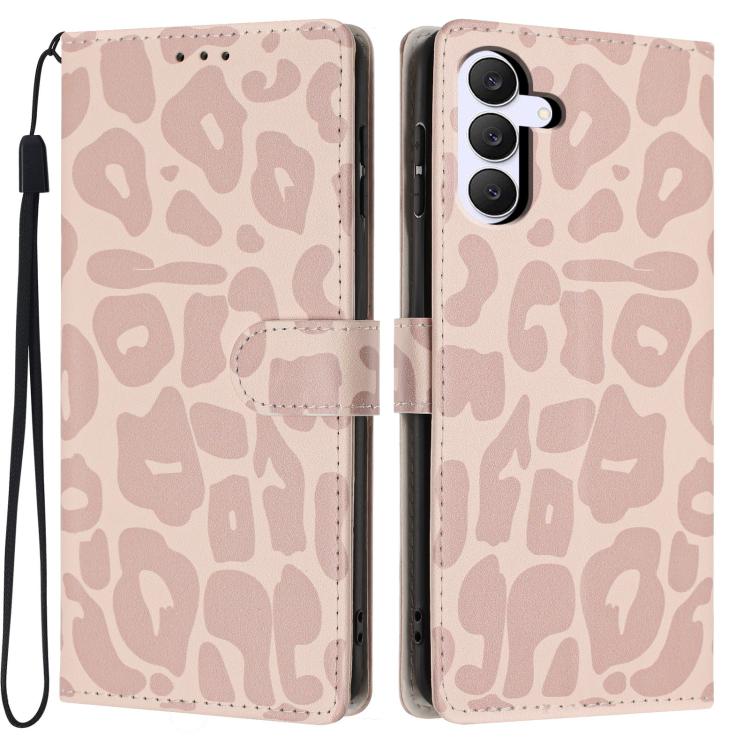 Portafoglio con stampa leopardata, custodia per telefono in ecopelle con cordino, For Galaxy S25 FE 5G, For Galaxy S25 Edge 5G, For Galaxy S25 5G, For Galaxy S25+ 5G