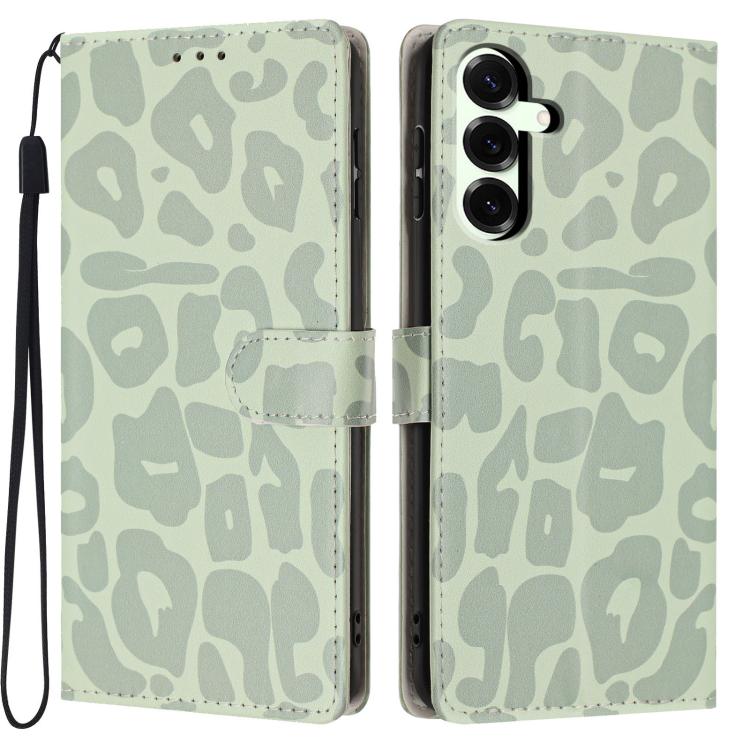 Portafoglio con stampa leopardata, custodia per telefono in ecopelle con cordino, For Galaxy S25 FE 5G, For Galaxy S25 Edge 5G, For Galaxy S25 5G, For Galaxy S25+ 5G