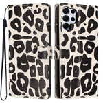 Portafoglio con stampa leopardata, custodia per telefono in ecopelle con cordino, For Galaxy S25 Ultra 5G, For Galaxy S24 FE 5G, For Galaxy S24 Ultra 5G, For Galaxy S24+ 5G